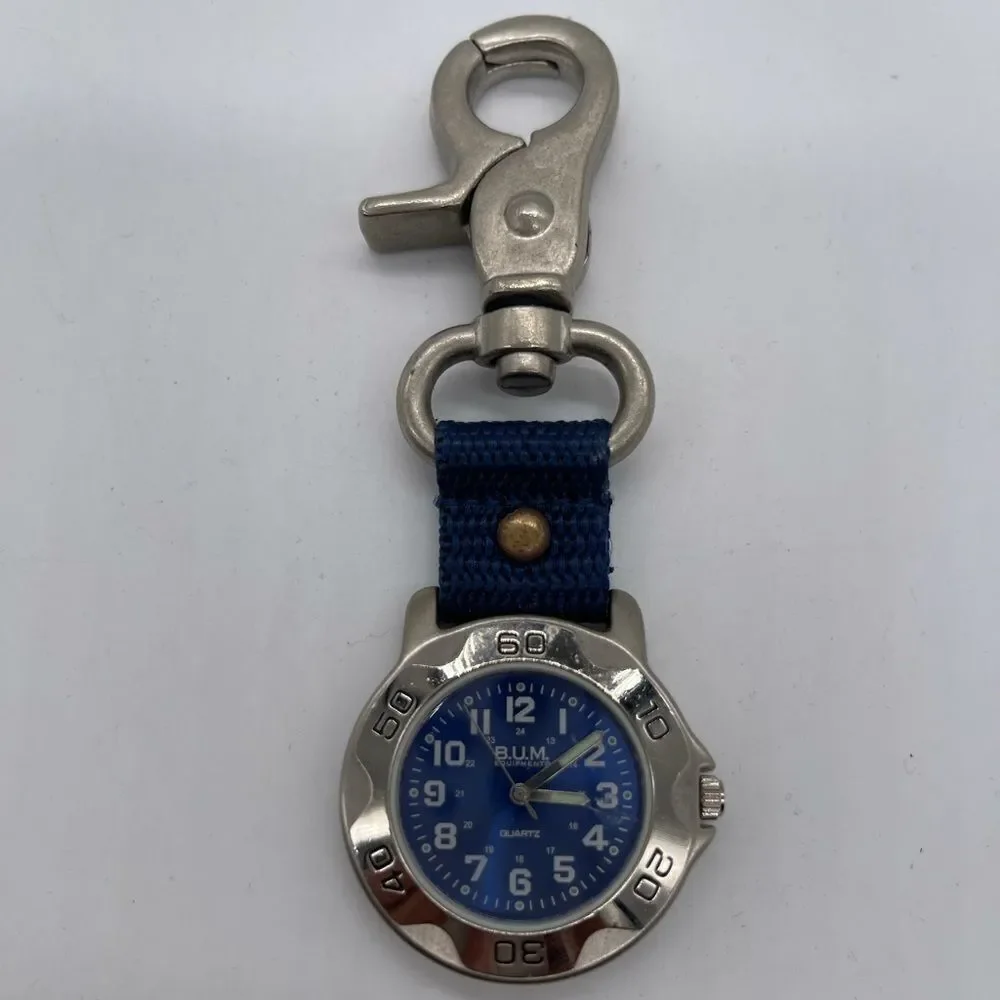 B.U.M Equipment Stainless Steel Clip on Watch